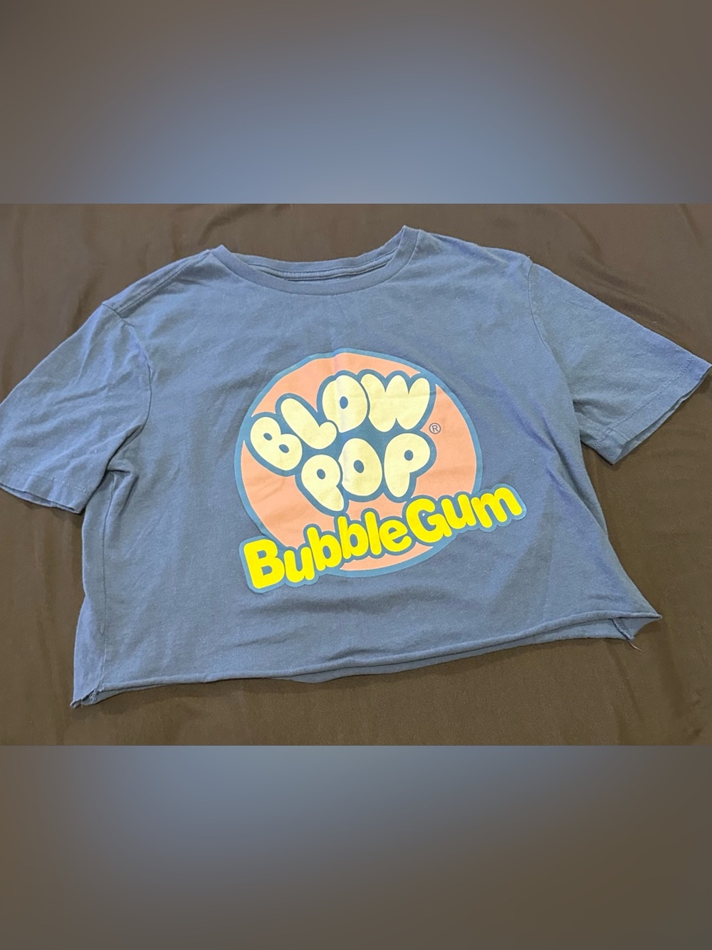 Old Navy Blow Pop cropped tee shirt